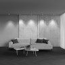 Потолочный светильник MAYTONI ALFA LED C064CL-5W4K-SQ-WB